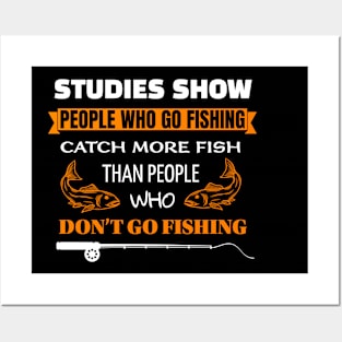 FISHING / PEOPLE WHO GO FISHING Posters and Art